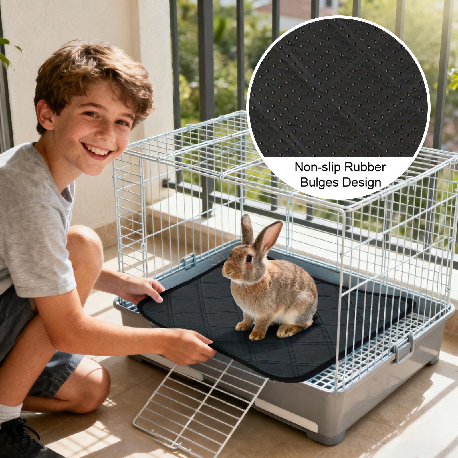 Forro de jaula de conejito, 4  - Hedgehog Bedding Liner reseña y precio