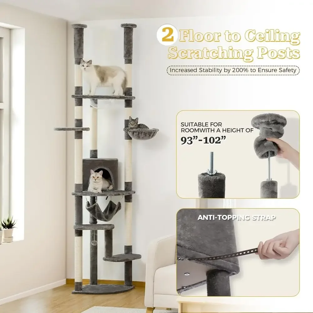 Torre para Gatos de Altura Aju - Cat Scratching Post reseña y precio