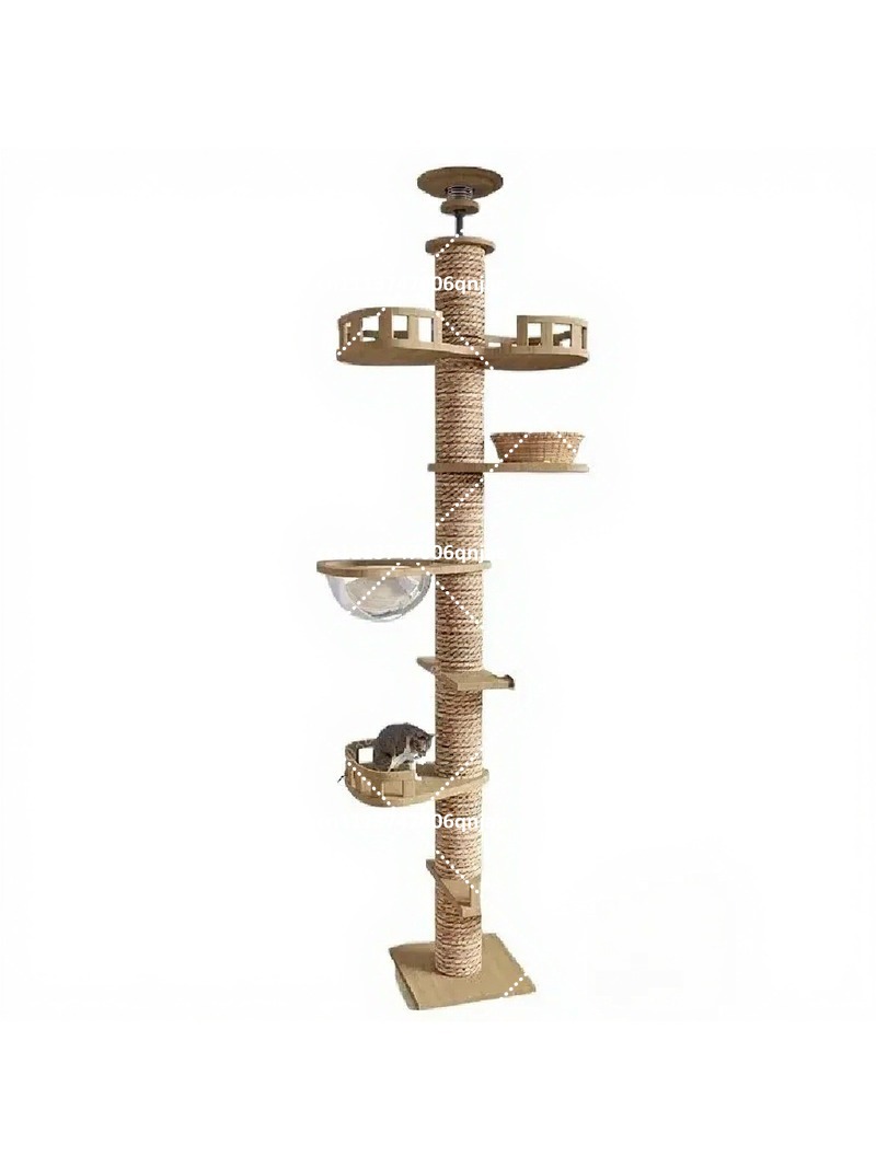 Árbol para Gatos de Madera par - Cat Scratching Post reseña y precio