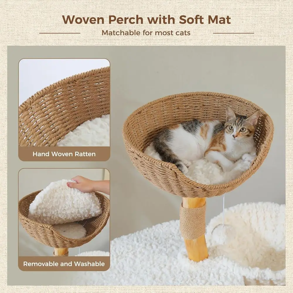 Torre para Gatos de Madera Mac - Cat Scratching Post reseña y precio
