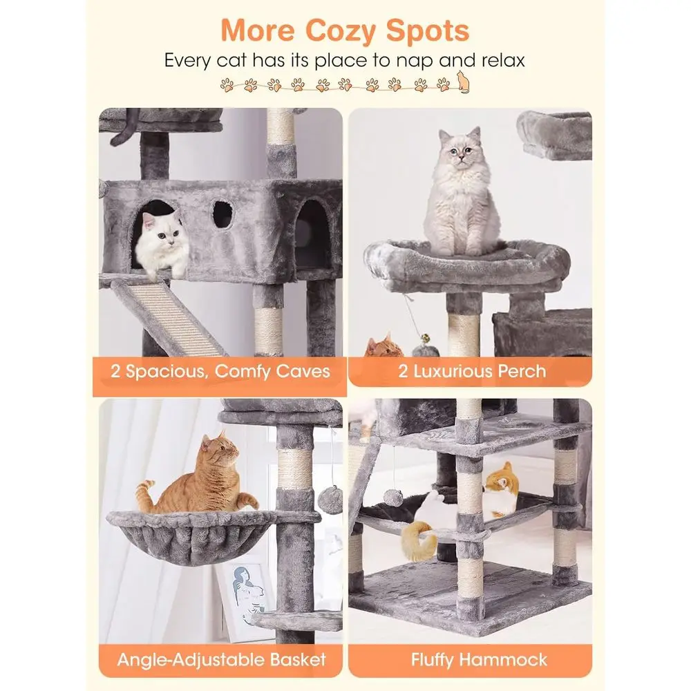 Árbol rascador multinivel 70.1 - Cat Scratching Post reseña y precio