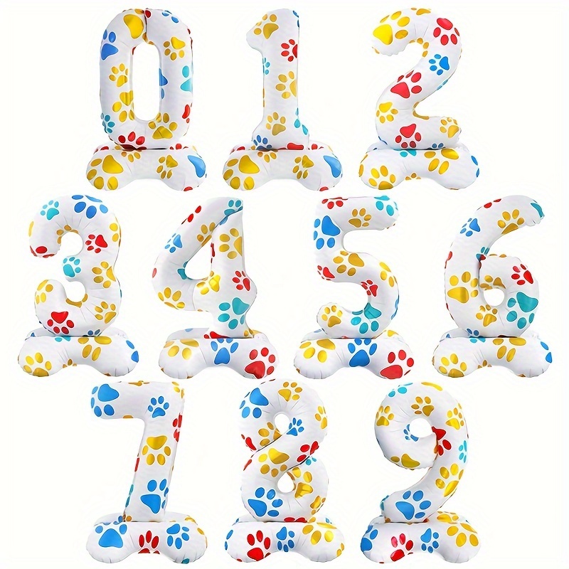 1 Globo de Número Blanco de 16 - Pet Supplies Discount reseña y precio