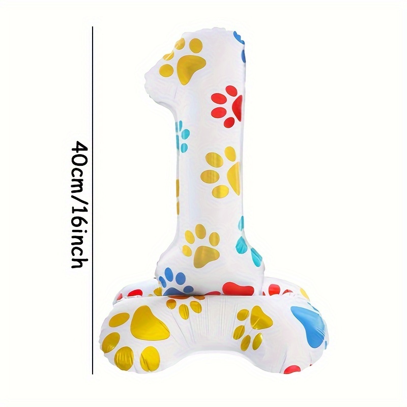 1 Globo de Número Blanco de 16 - Pet Supplies Discount reseña y precio
