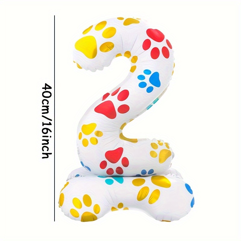 1 Globo de Número Blanco de 16 - Pet Supplies Discount reseña y precio