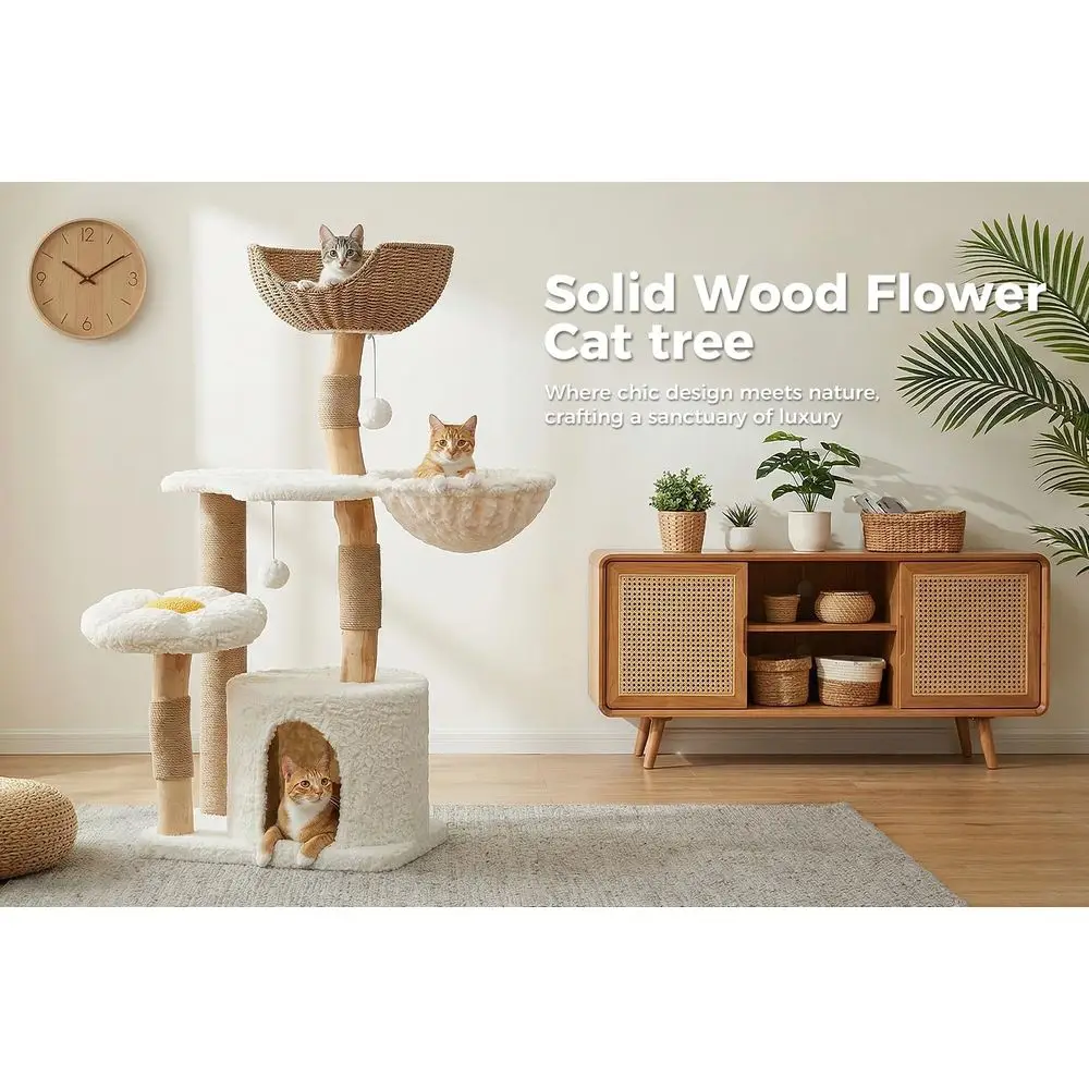 Torre para Gatos de Madera Mac - Cat Scratching Post reseña y precio