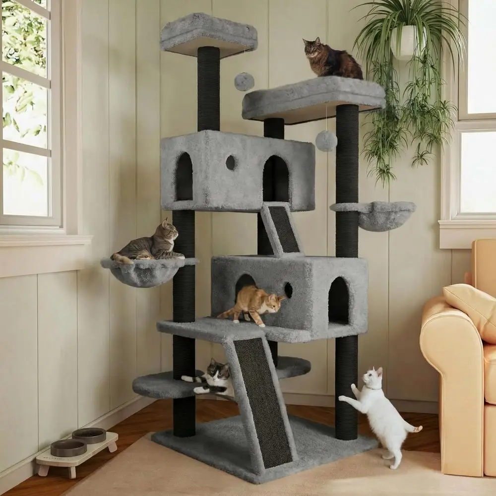 Árbol rascador grande multiniv - Cat Scratching Post reseña y precio